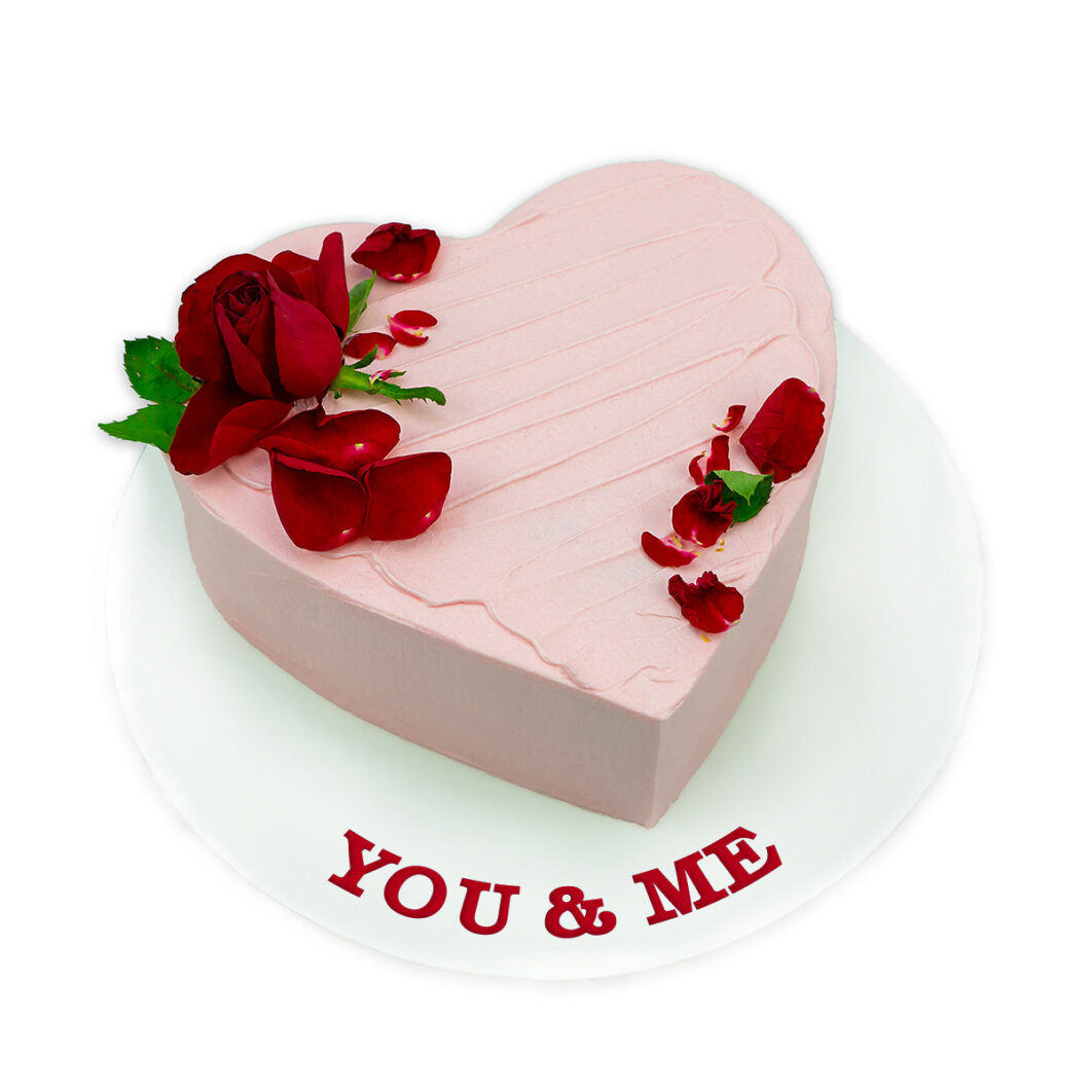 Κ243 Rose Heart Cake
