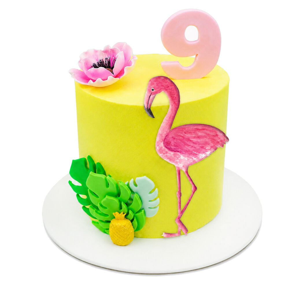Κ228 Flamingo Cake