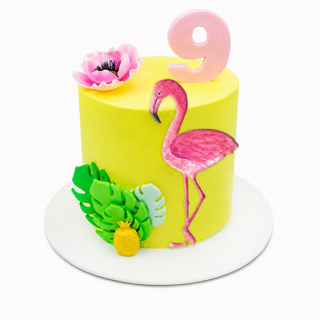 Κ228 Flamingo Cake