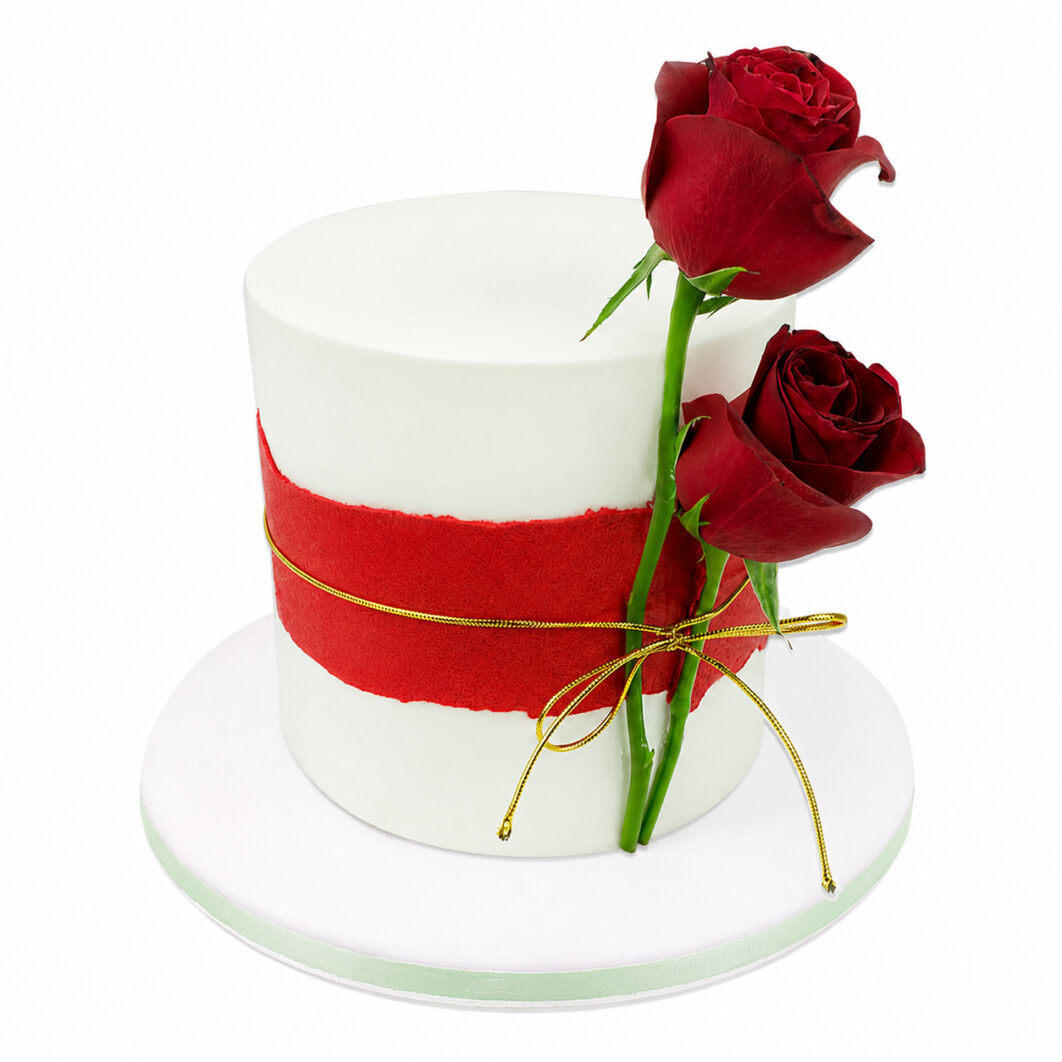 Κ238 Red Rose Cake