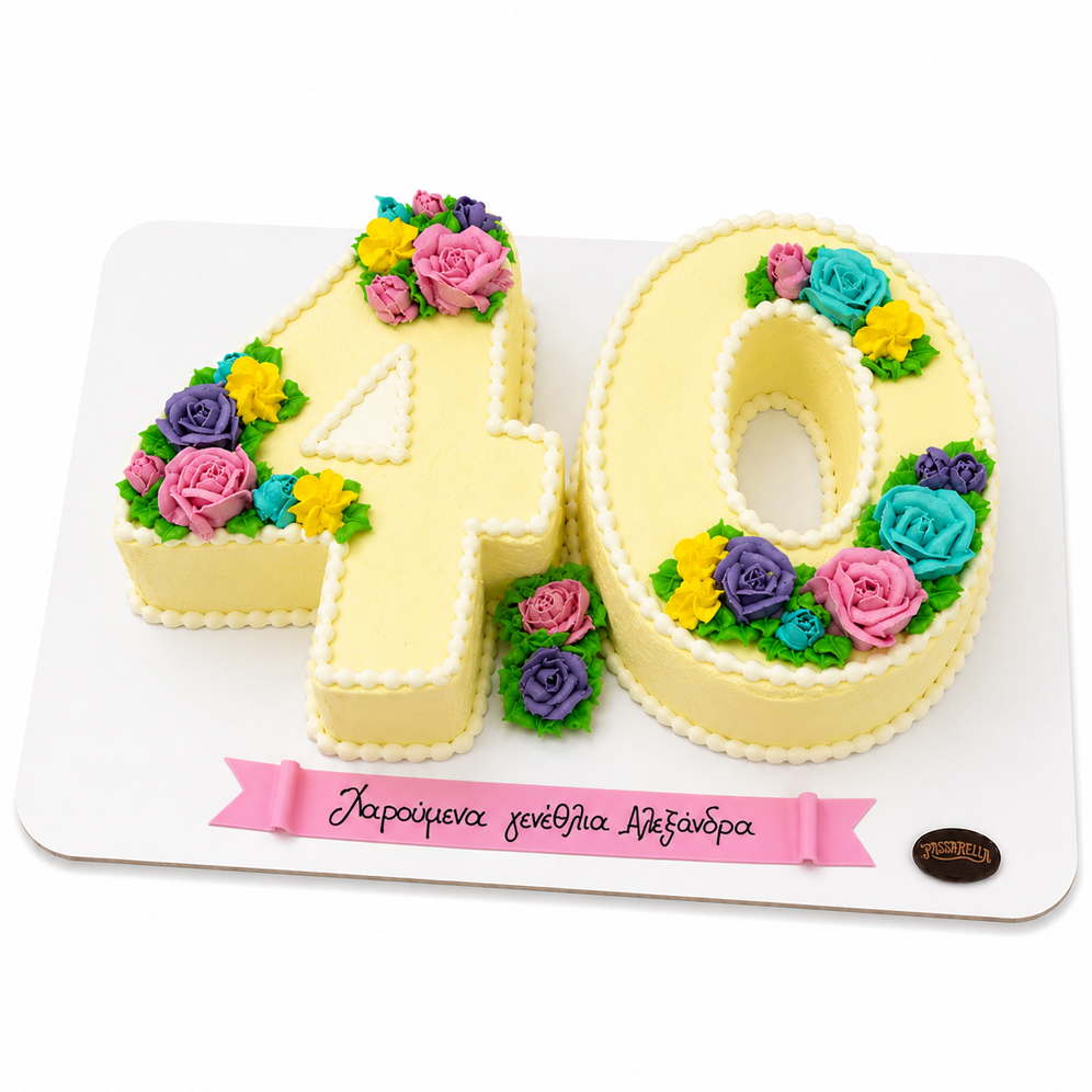 Κ392 Flowers Number Διπλός Αριθμός
